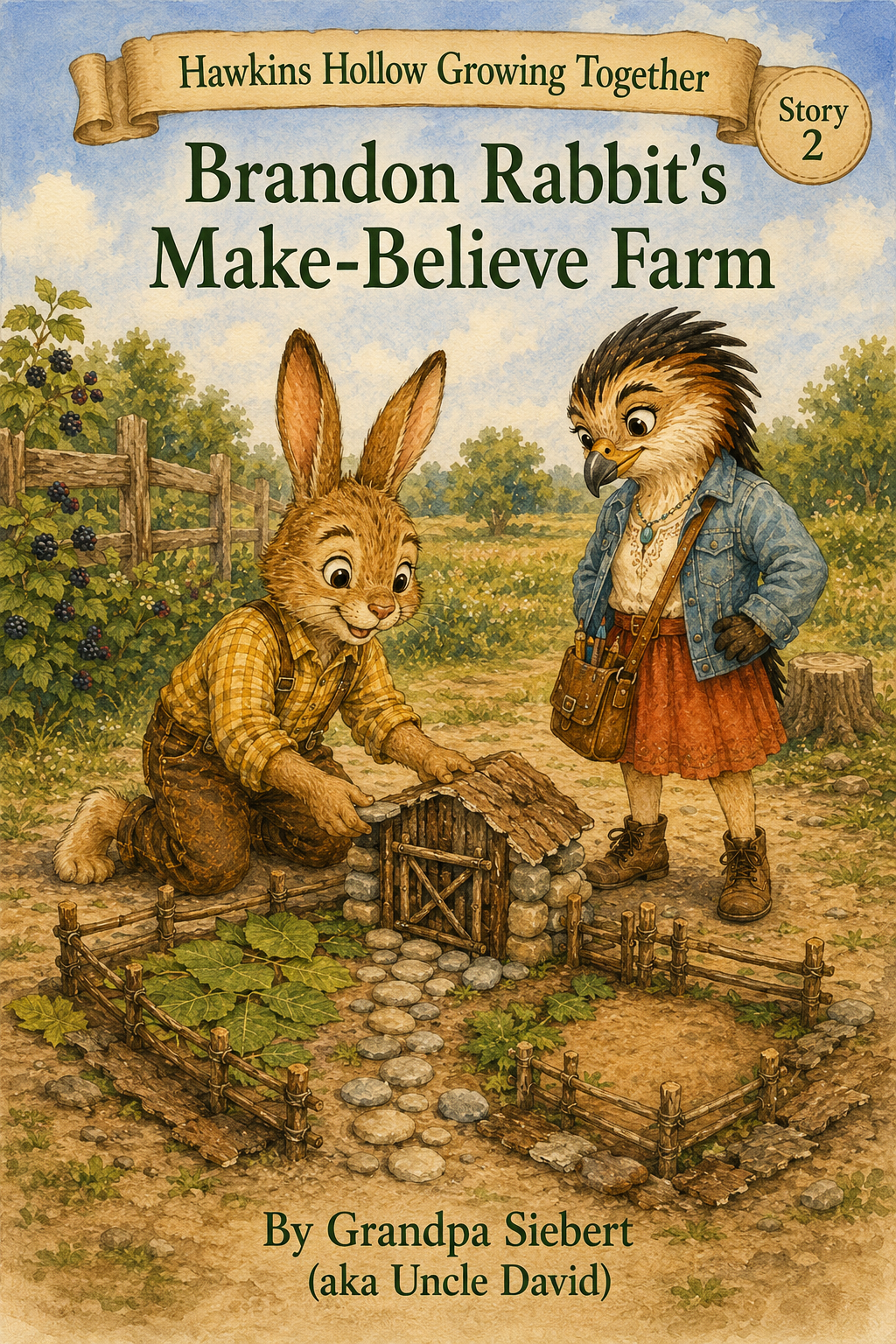 Cover image for Brandon Rabbit's Make-Believe Farm